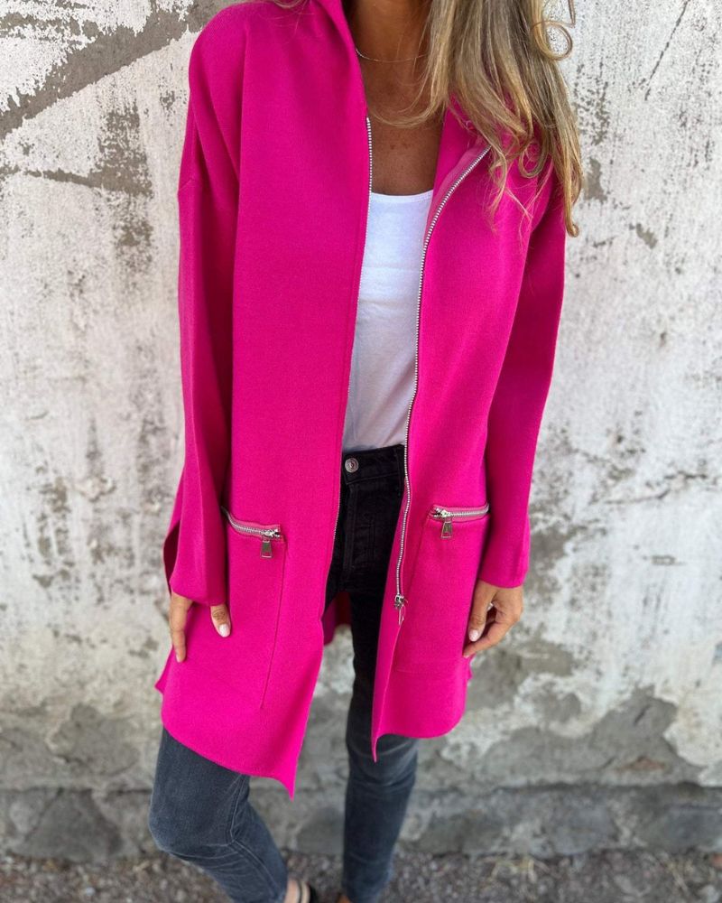 Easora™ - Avslappnad & Bekväm Huvtröja i Cardigan-stil