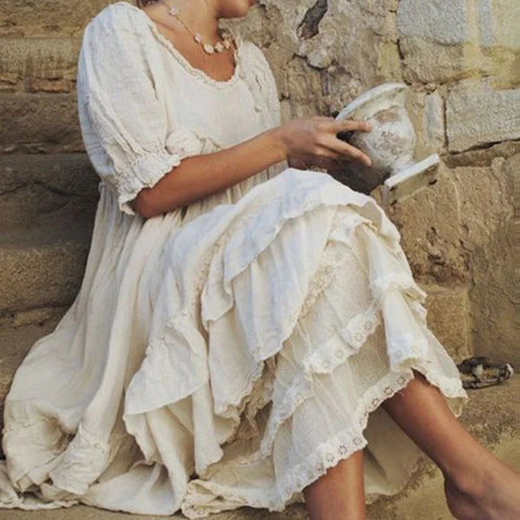 Liliane™ – Linnéklänning med Enkel Elegans