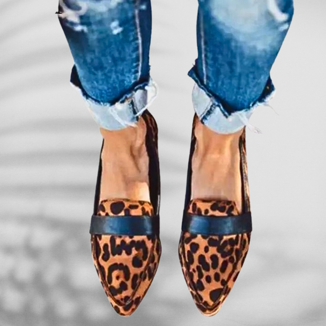 Noemi™ - Stilren Klassisk Loafer i Mockaimitation