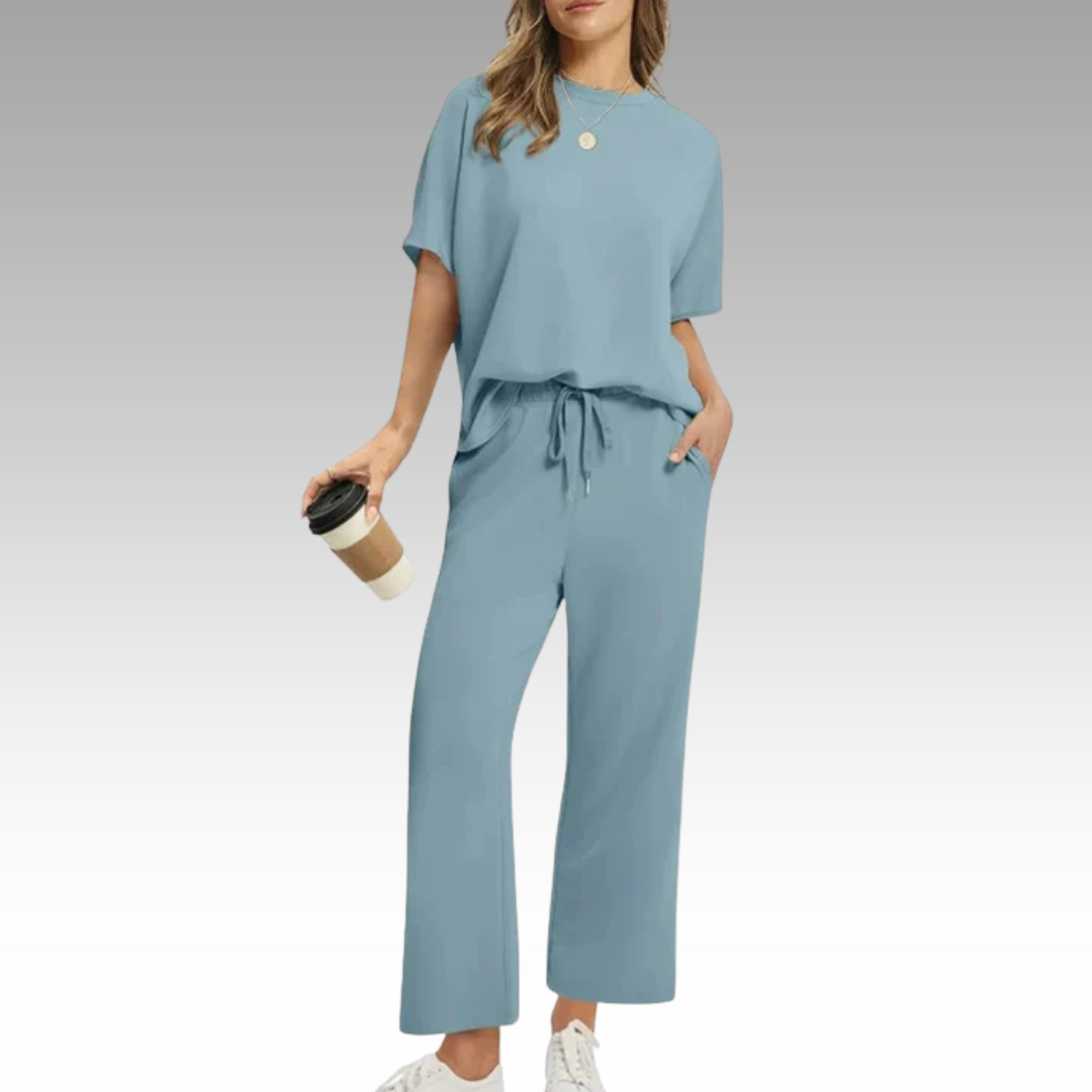 Bella™ - Avslappnad & Bekväm Topp- och Byxset