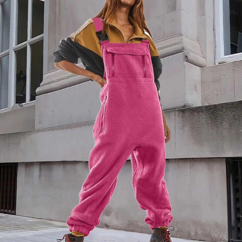Marie™ - Justerbar Jumpsuit i Manchestertyg med Fleece