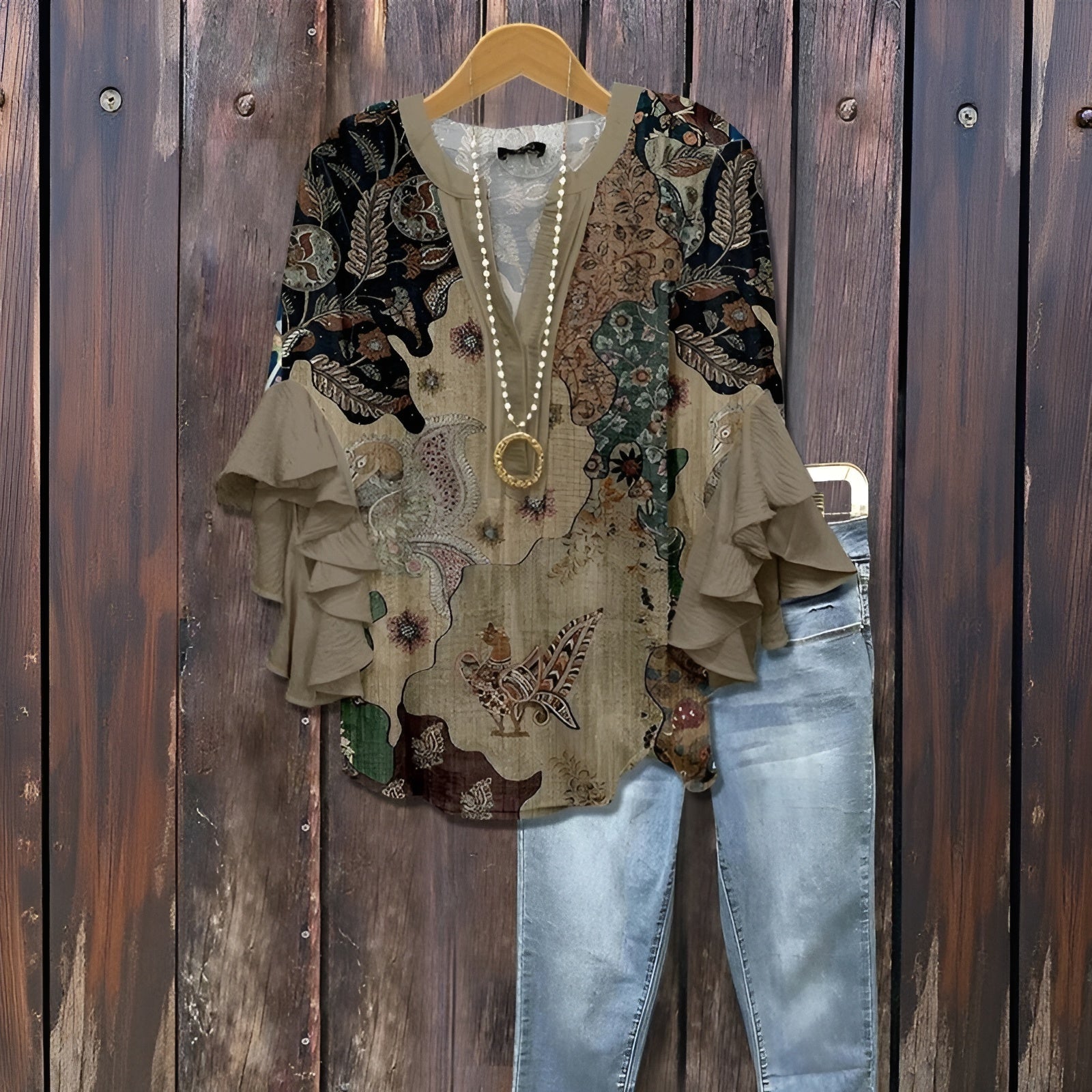 Airelle™ - Avslappnad & Stilfull Sommarblus