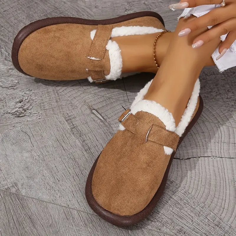 Nora™ - Plysch Slip-On Bekväma Tofflor