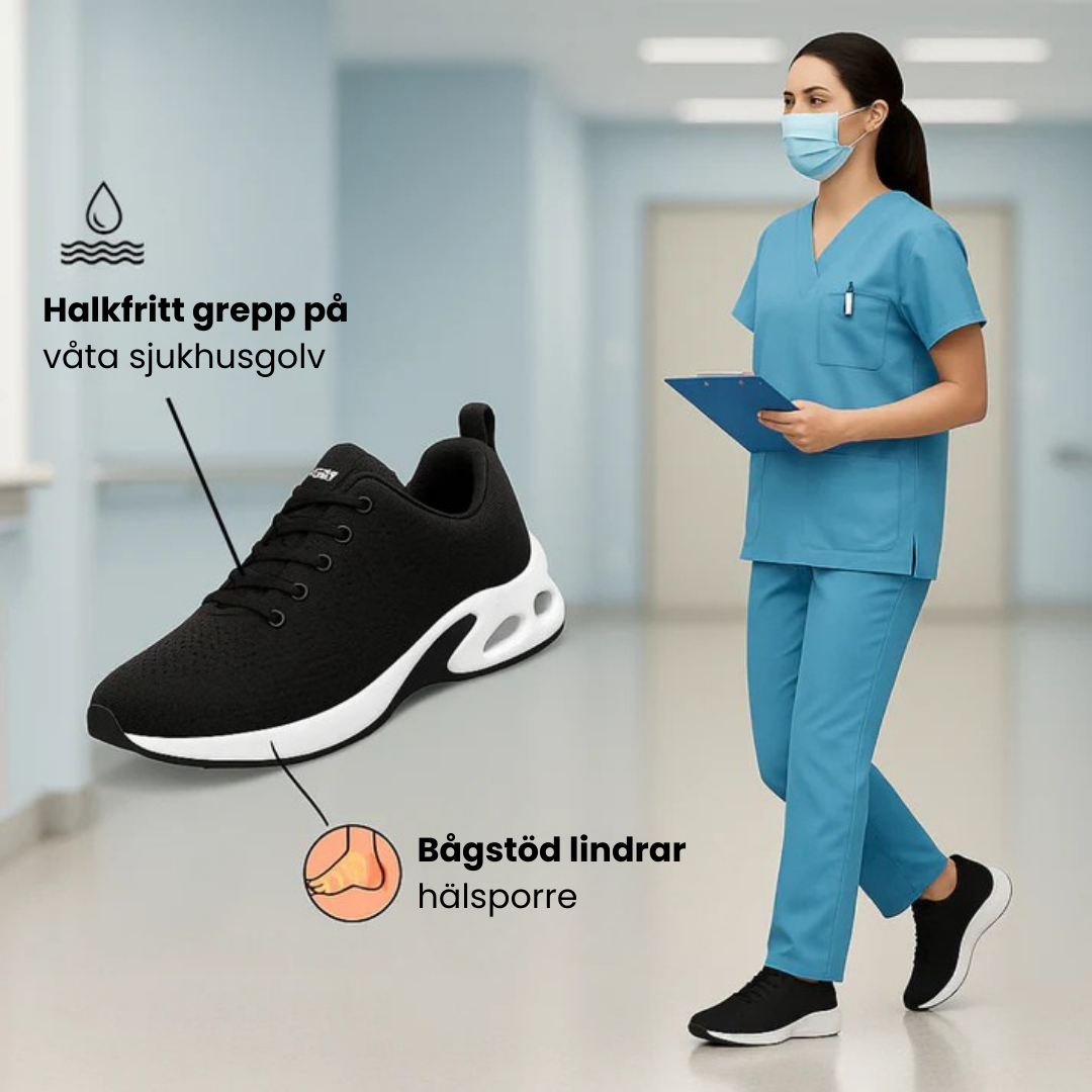 Duriva™ - Komfort- & Stödskor för Långa Arbetspass