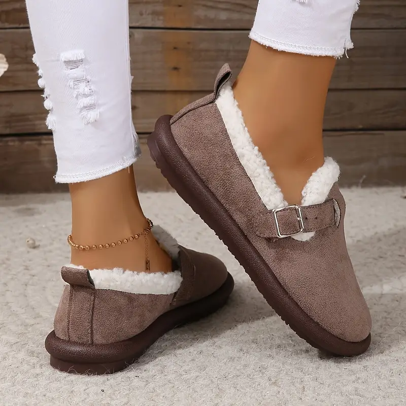 Nora™ - Plysch Slip-On Bekväma Tofflor