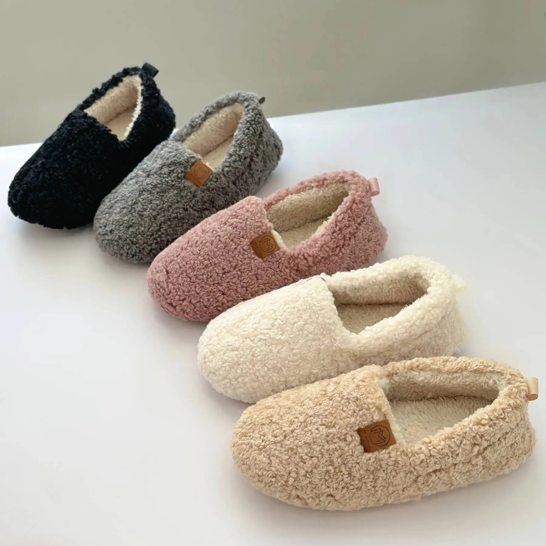 SnuggleStep™ – Varm Vinterslipper för Inomhusbruk med Mysigt Memory Foam