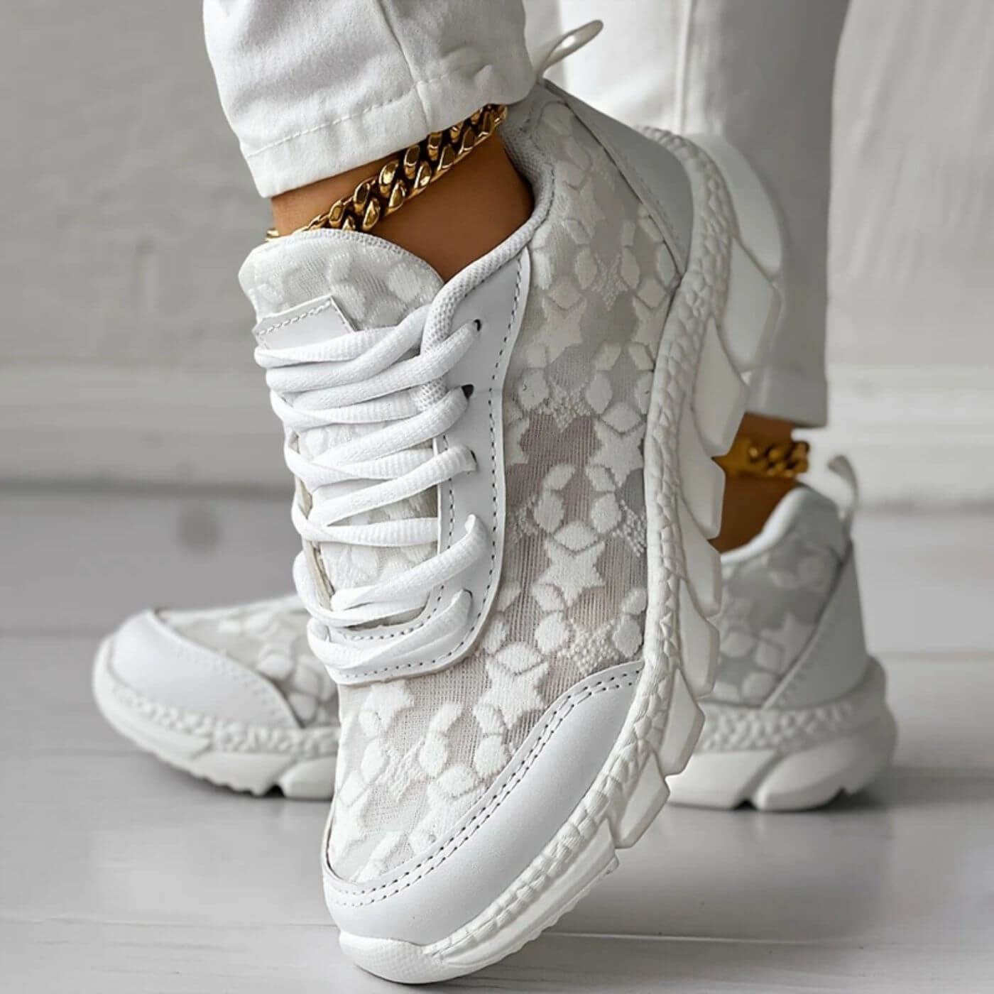 Pauline™ - Andningsbara och Stilrena Ortopediska Skor