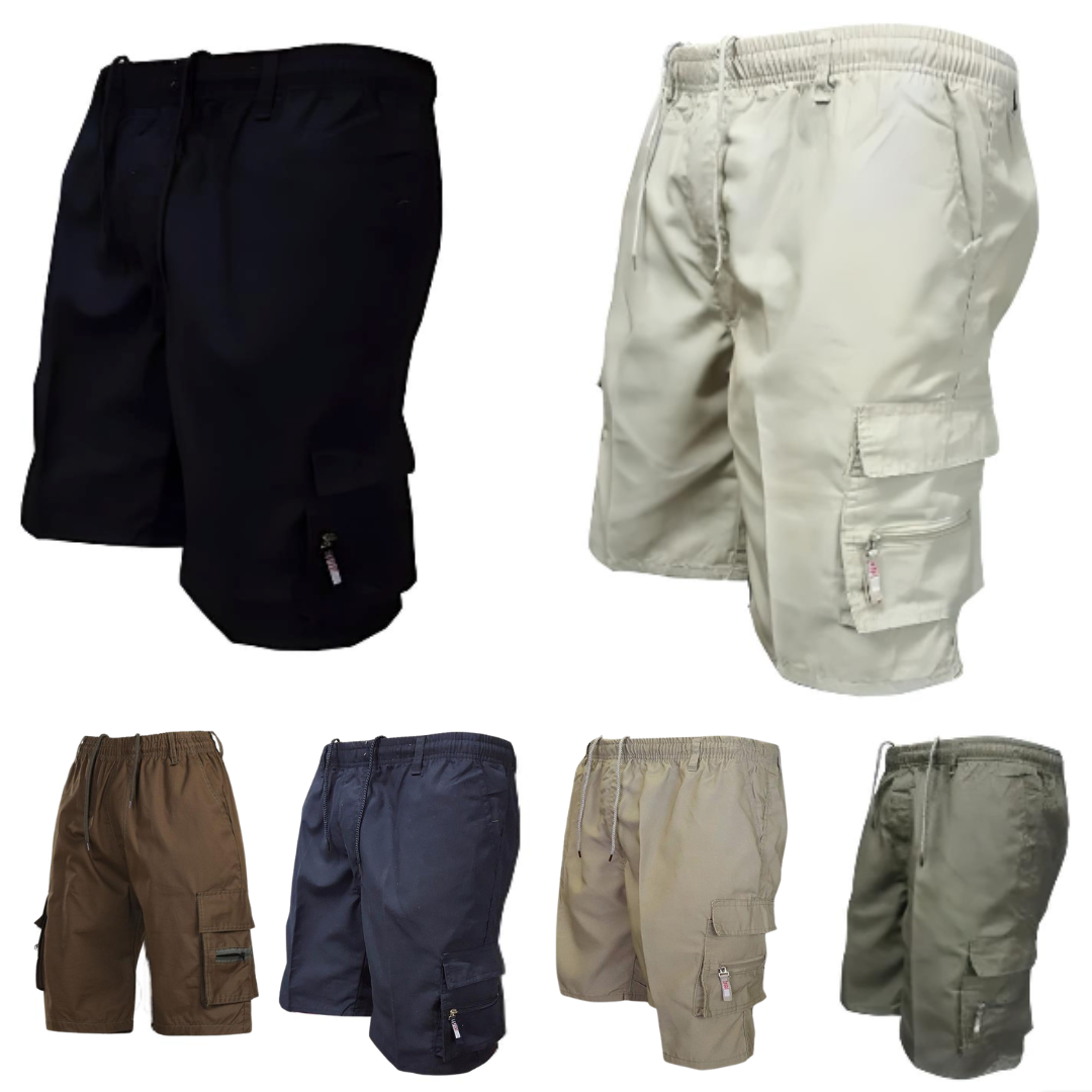 Filip™ - Casual Shorts Med Resår I Midjan + 6 Förvaringsfack