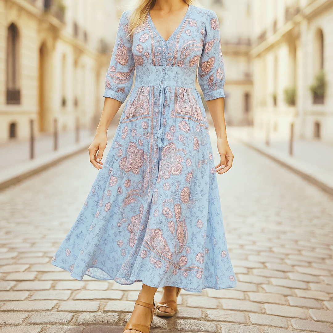 Leocadia™ - Bohemisk Maxiklänning för Sommaren